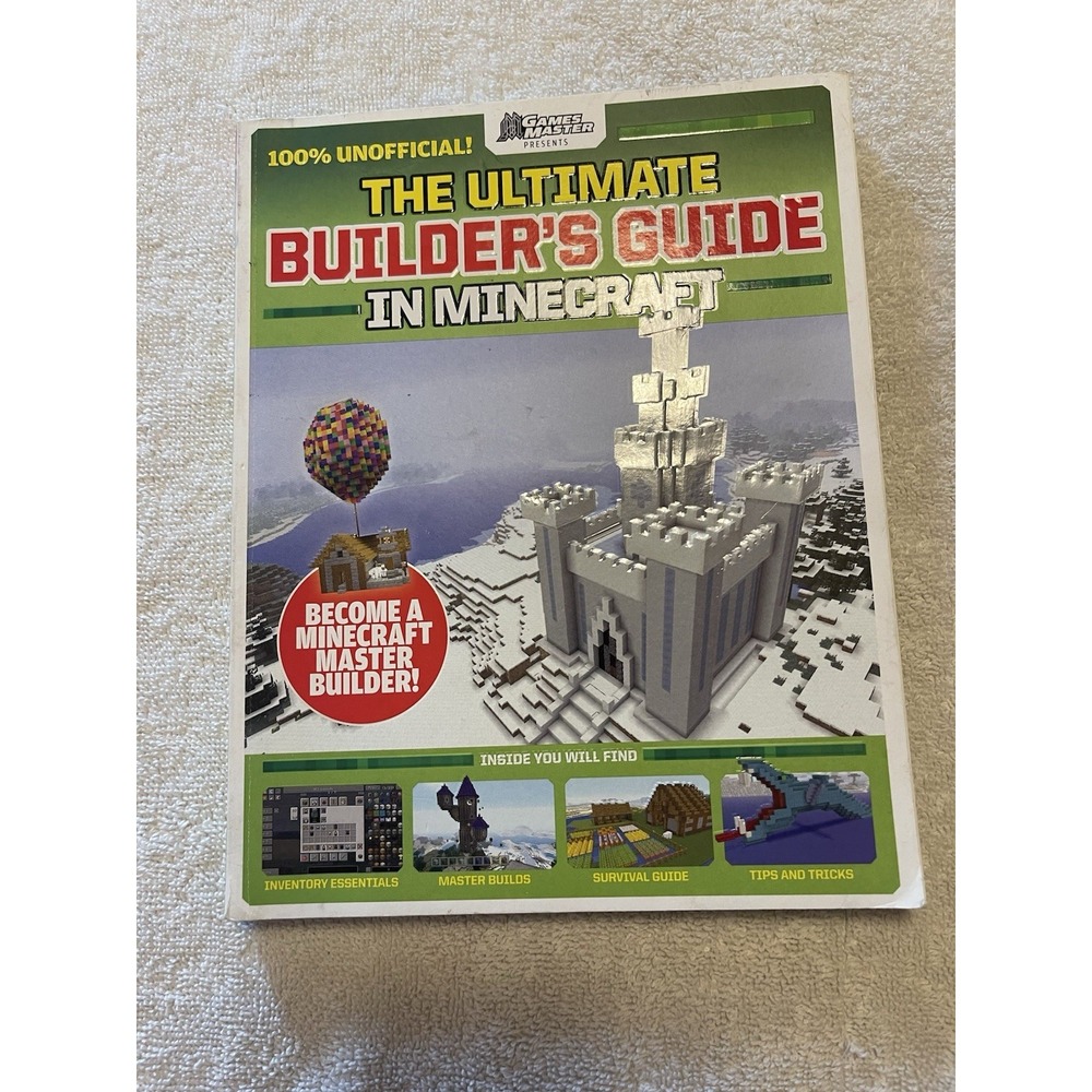 Minecraft Book The Ultimate Builders Guide in Minecraft‎ Paperback Games Master